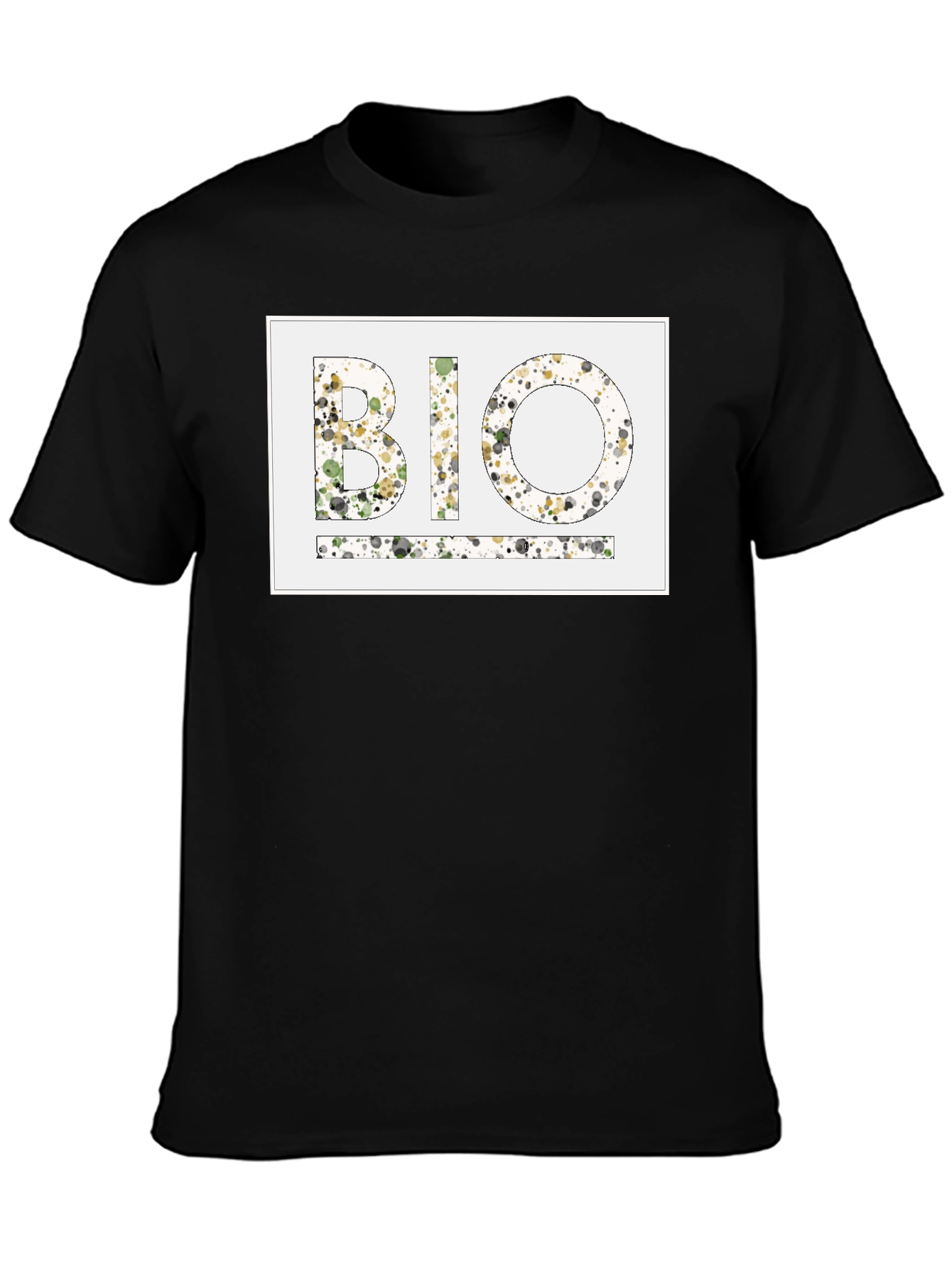 Abstract BIO Black T-Shirt
