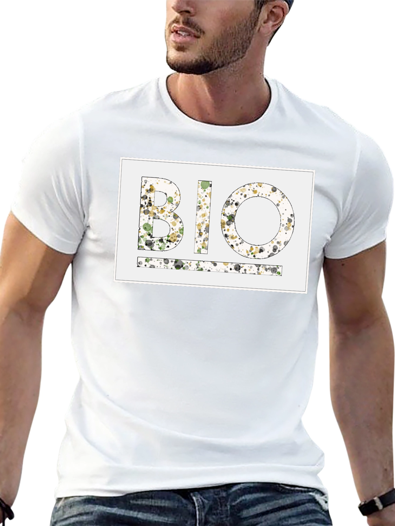 Abstract BIO Black T-Shirt