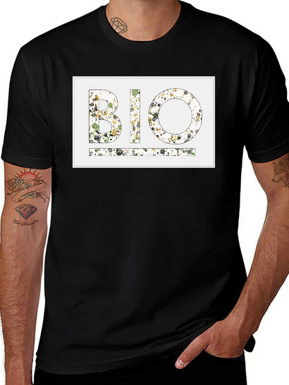 Abstract BIO Black T-Shirt