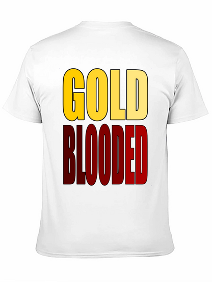 Gold Blooded Graphic Tee - Black Cotton T-Shirt