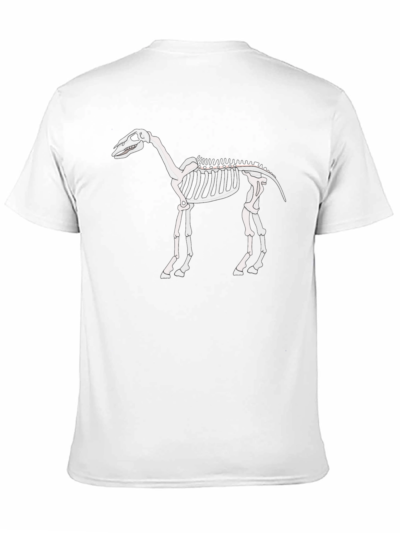Skeleton Horse Graphic Tee - Black