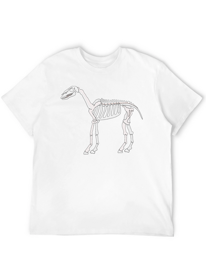 Skeleton Horse Graphic Tee - Black