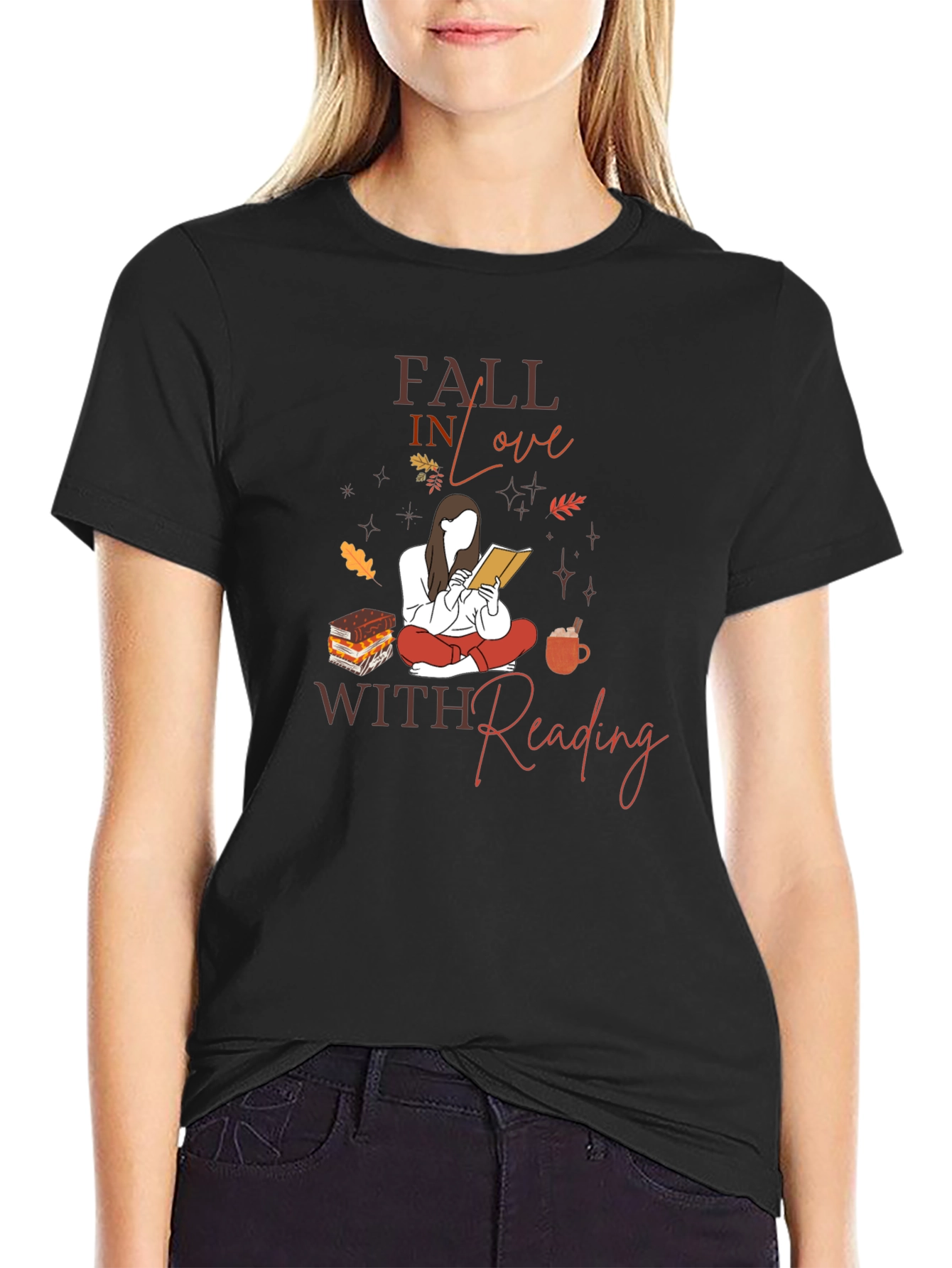 Fall In Love With Reading T-Shirt