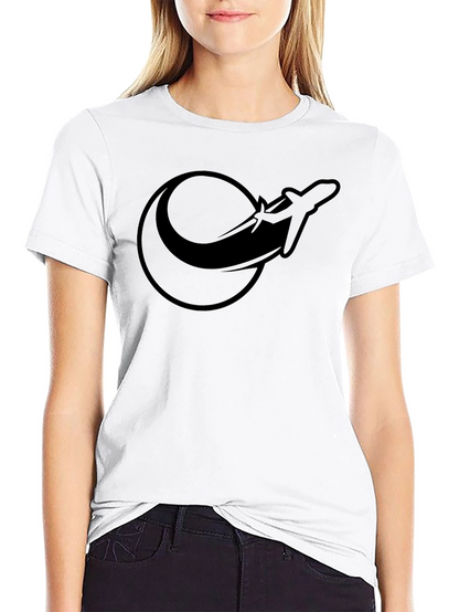 Jetsetter Black Graphic Tee