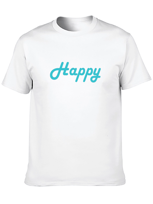 Happy Graphic Tee - Casual Comfort T-Shirt