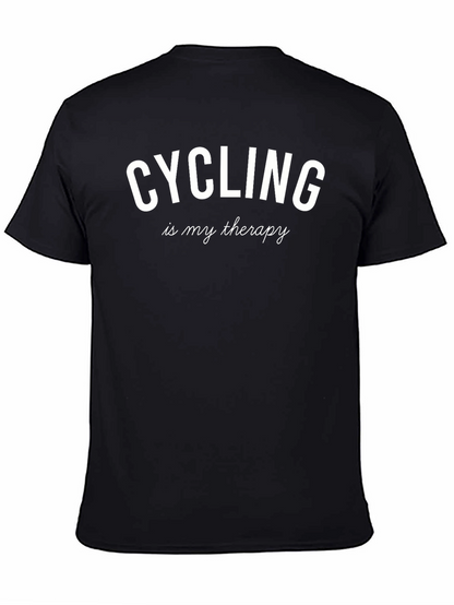 Cycling is My Therapy Graphic T-Shirt