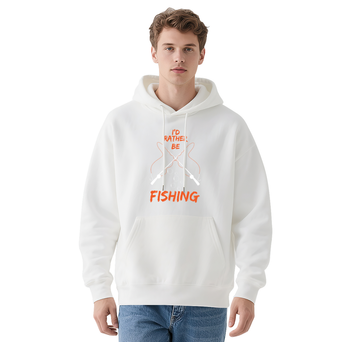 Trendy Hooded Sweatshirt - Inspirational Quote