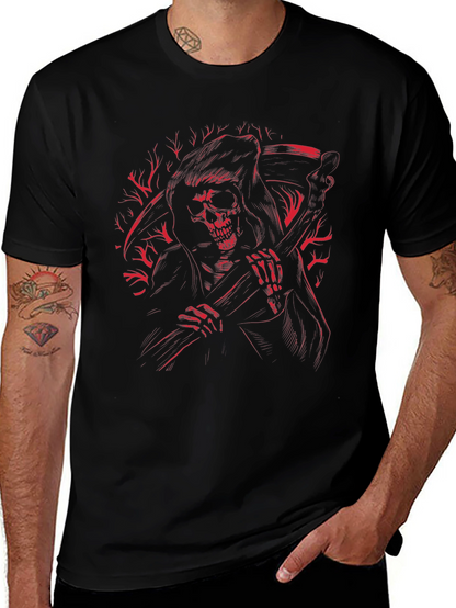 Grim Reaper Graphic Tee - Dark Humor T-Shirt