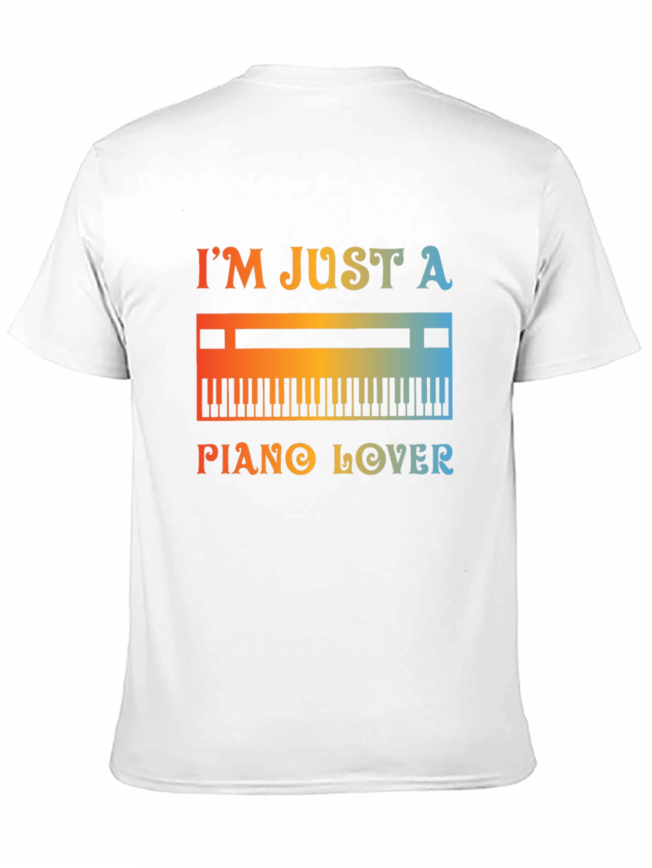 Piano Lover Graphic Tee - Music T-Shirt