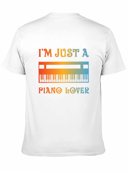 Piano Lover Graphic Tee - Music T-Shirt