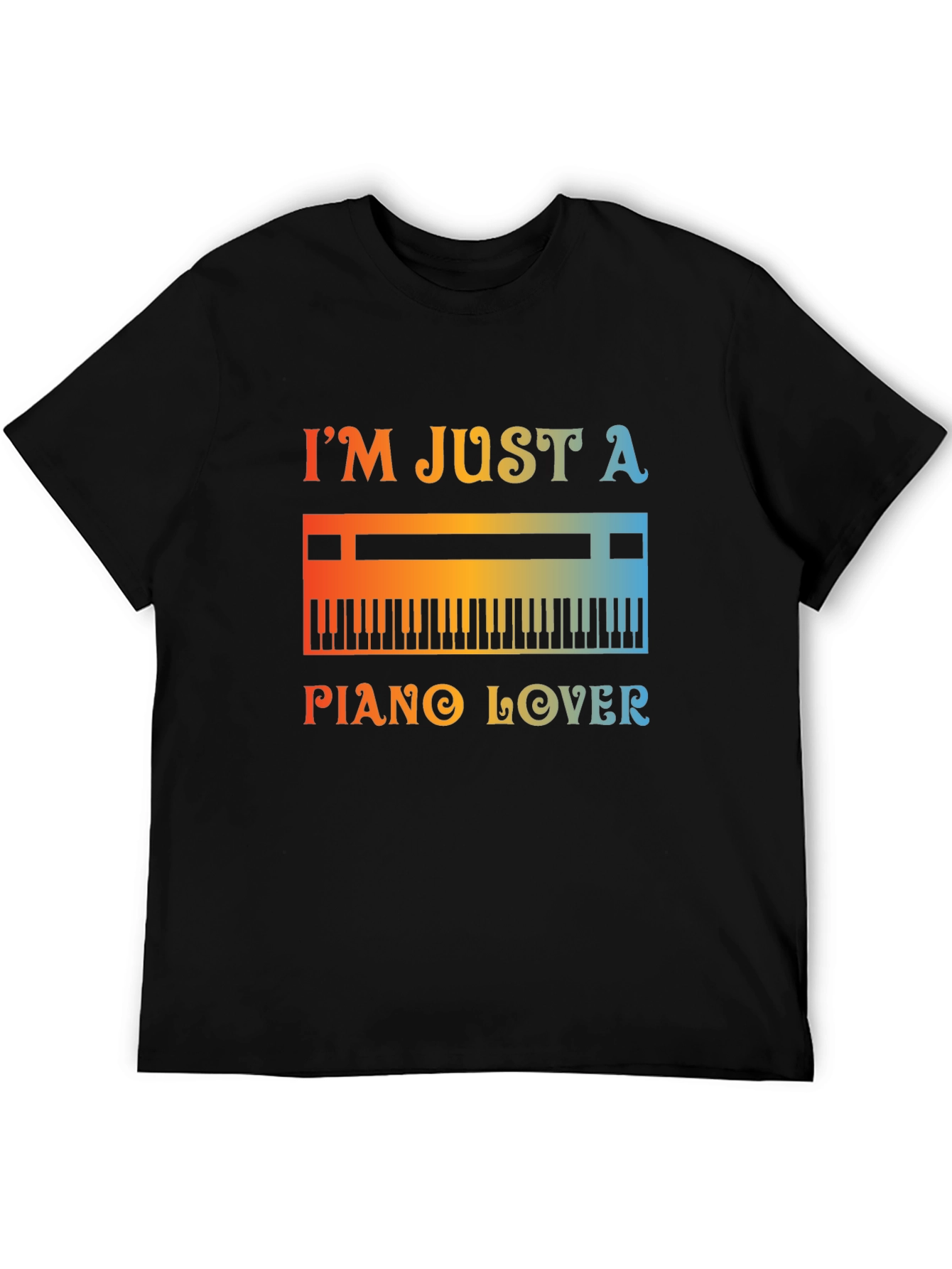 Piano Lover Graphic Tee - Music T-Shirt