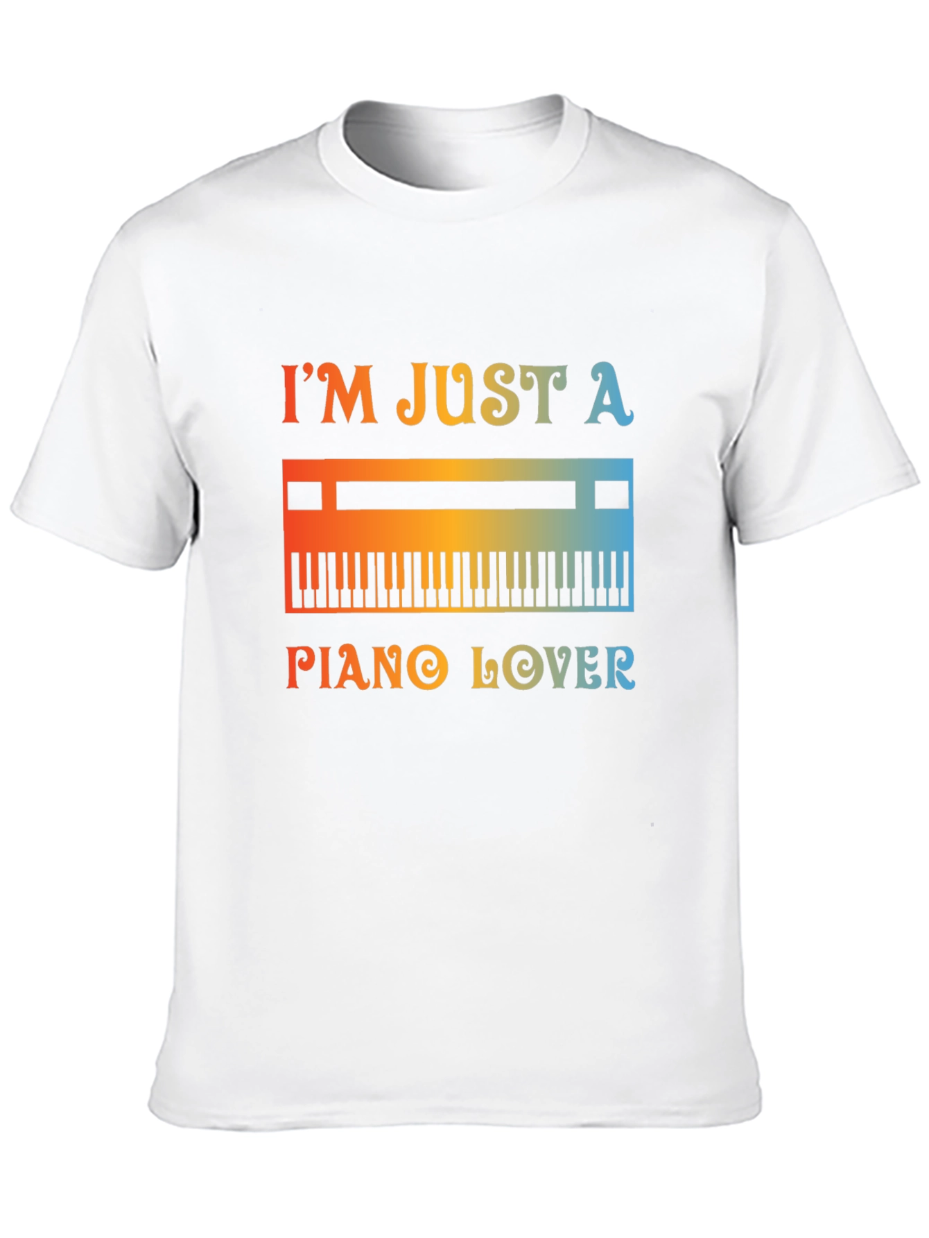 Piano Lover Graphic Tee - Music T-Shirt