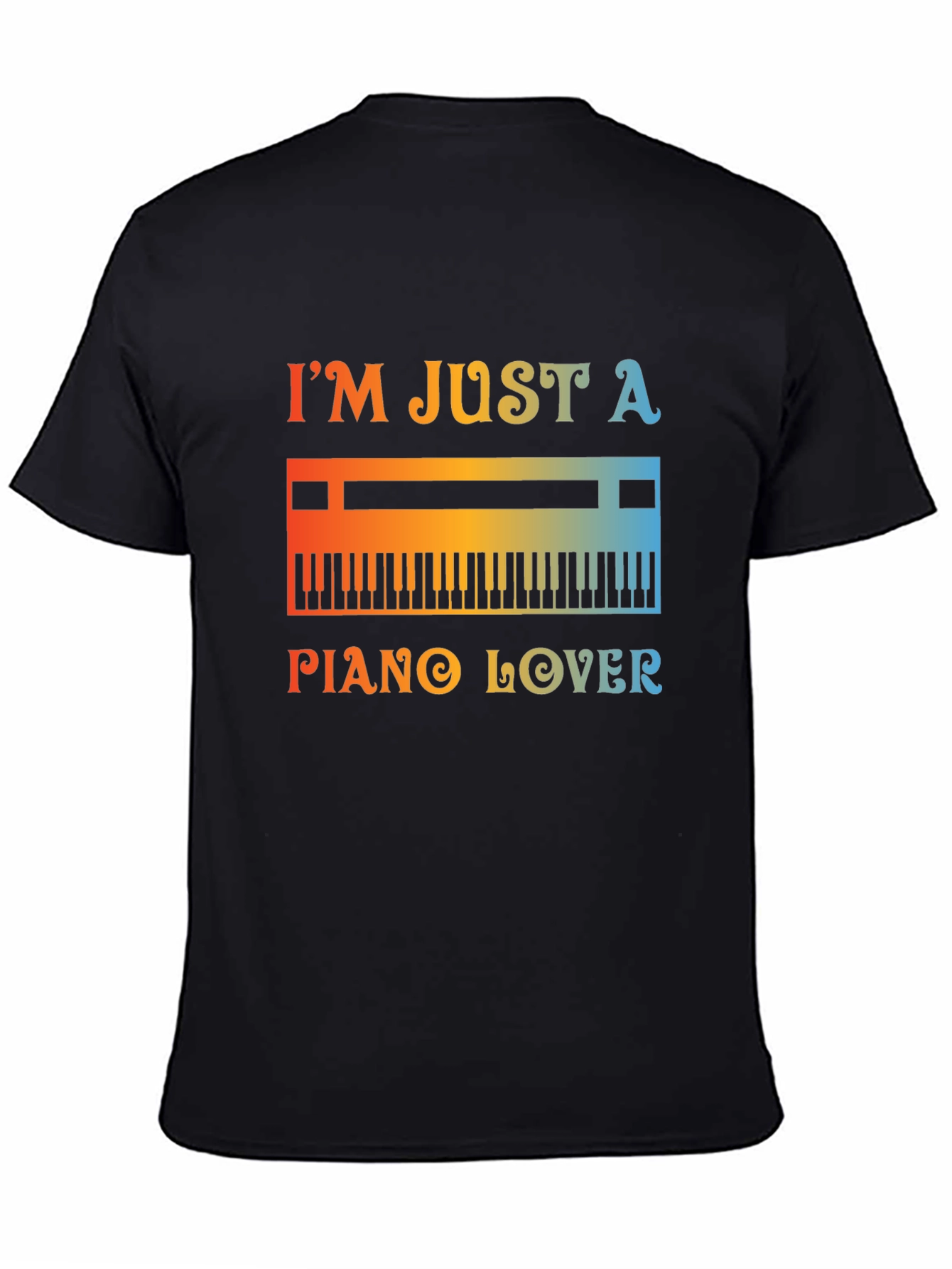 Piano Lover Graphic Tee - Music T-Shirt