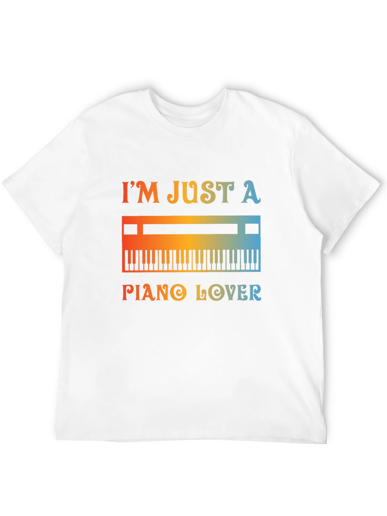 Piano Lover Graphic Tee - Music T-Shirt