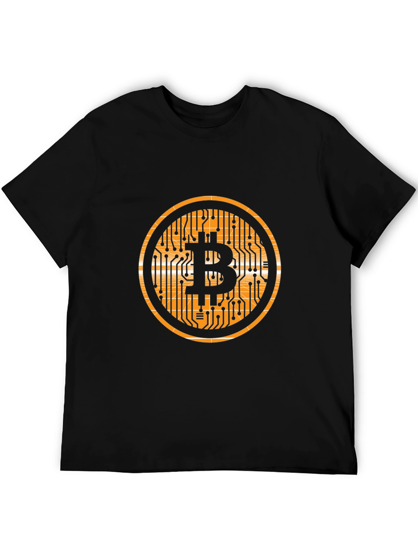 Bitcoin Circuit Black T-Shirt