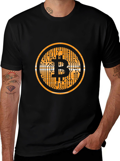 Bitcoin Circuit Black T-Shirt