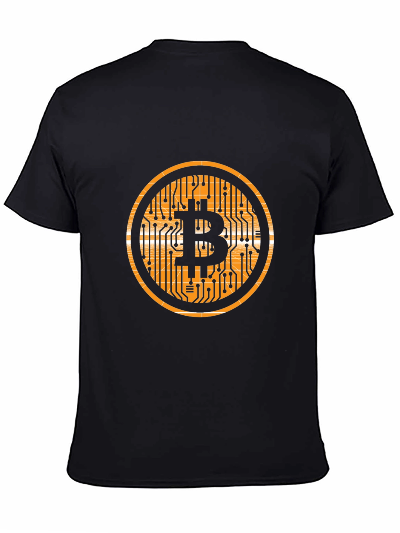 Bitcoin Circuit Black T-Shirt