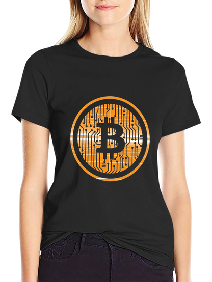 Bitcoin Circuit Black T-Shirt