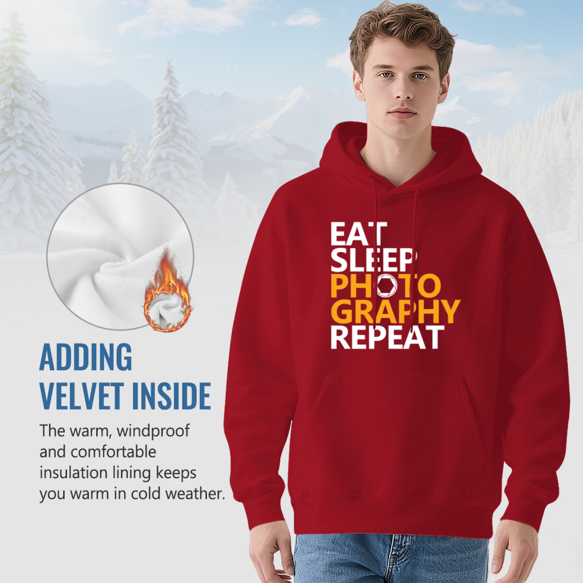 Cool Graphic Hoodie - Inspirational Quote