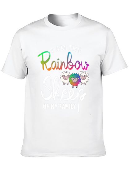 Rainbow Sheep Family T-Shirt