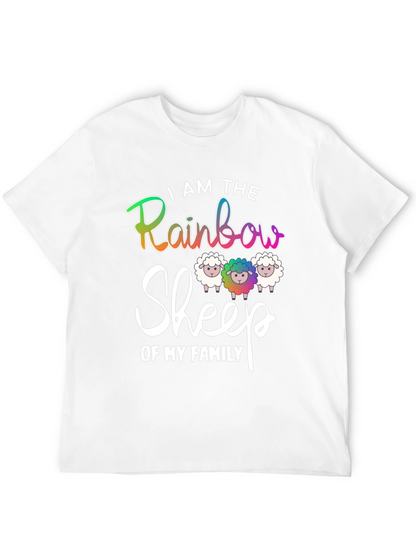Rainbow Sheep Family T-Shirt