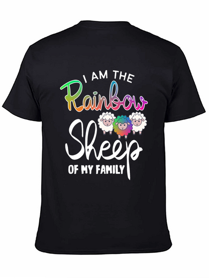 Rainbow Sheep Family T-Shirt
