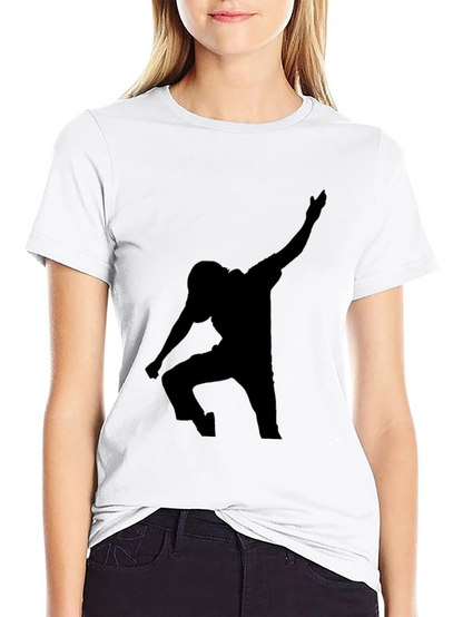 Silhouette Dab Dance Black T-Shirt