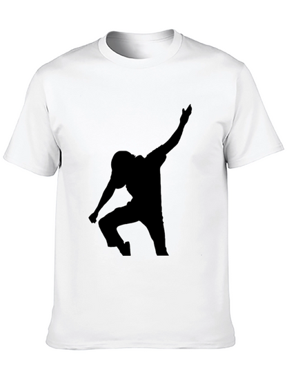 Silhouette Dab Dance Black T-Shirt