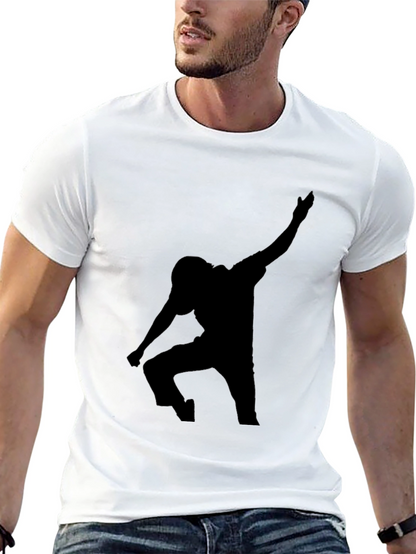 Silhouette Dab Dance Black T-Shirt