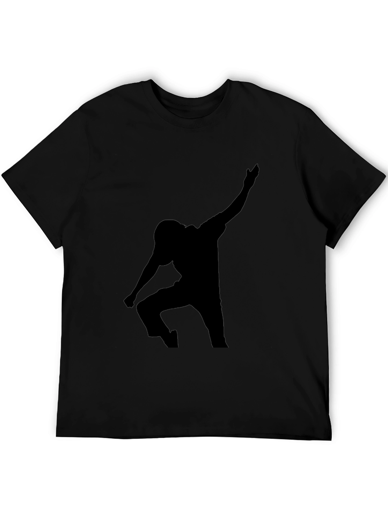Silhouette Dab Dance Black T-Shirt