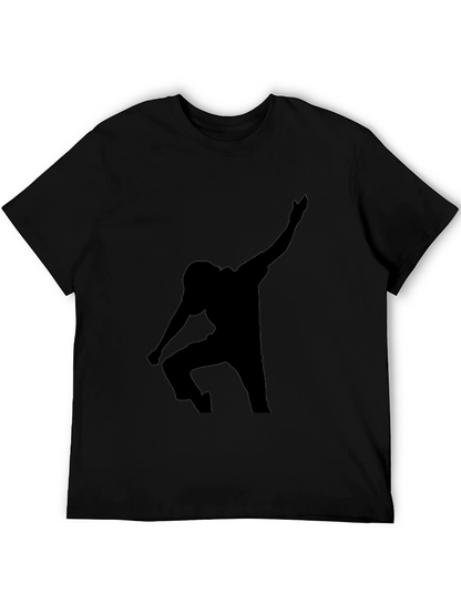 Silhouette Dab Dance Black T-Shirt