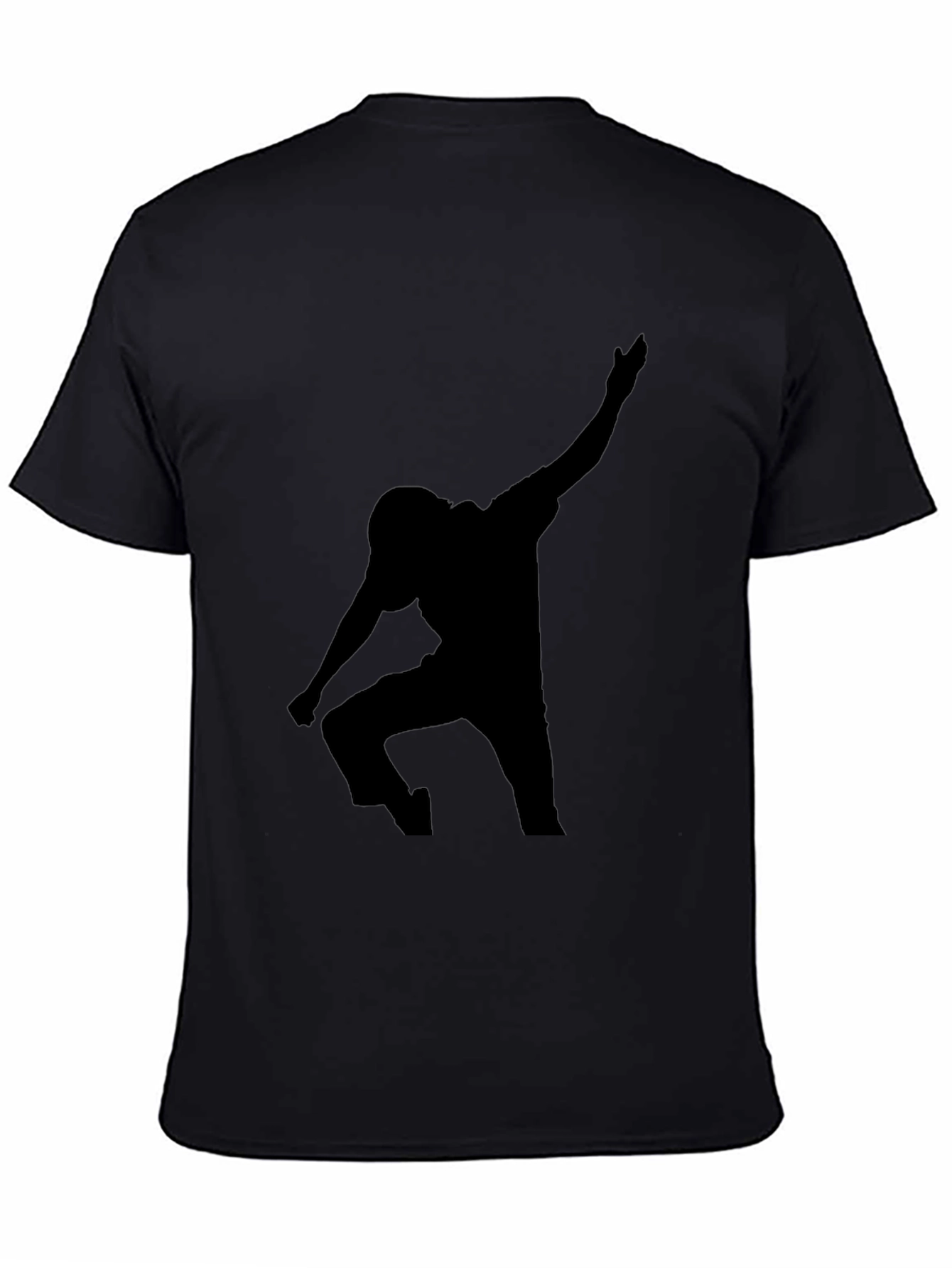 Silhouette Dab Dance Black T-Shirt