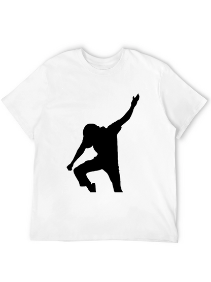 Silhouette Dab Dance Black T-Shirt