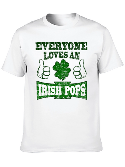 Funny St. Patricks Day Irish Pops Graphic Tee