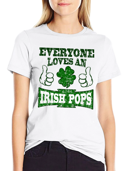 Funny St. Patricks Day Irish Pops Graphic Tee