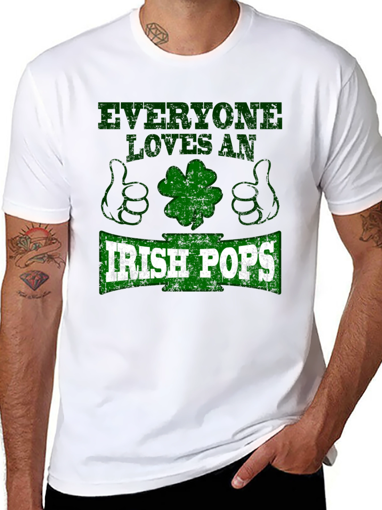 Funny St. Patricks Day Irish Pops Graphic Tee