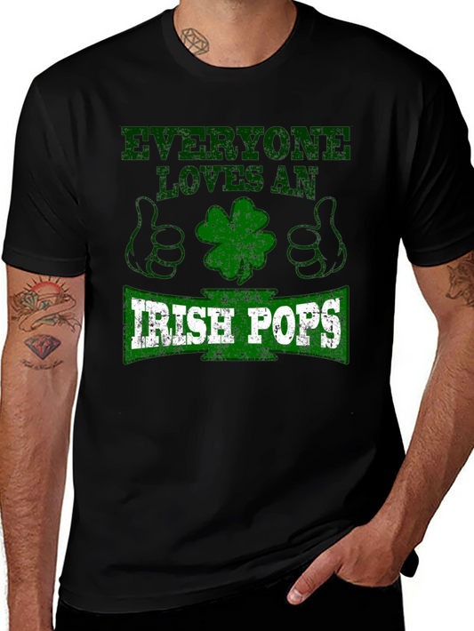 Funny St. Patricks Day Irish Pops Graphic Tee