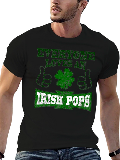 Funny St. Patricks Day Irish Pops Graphic Tee