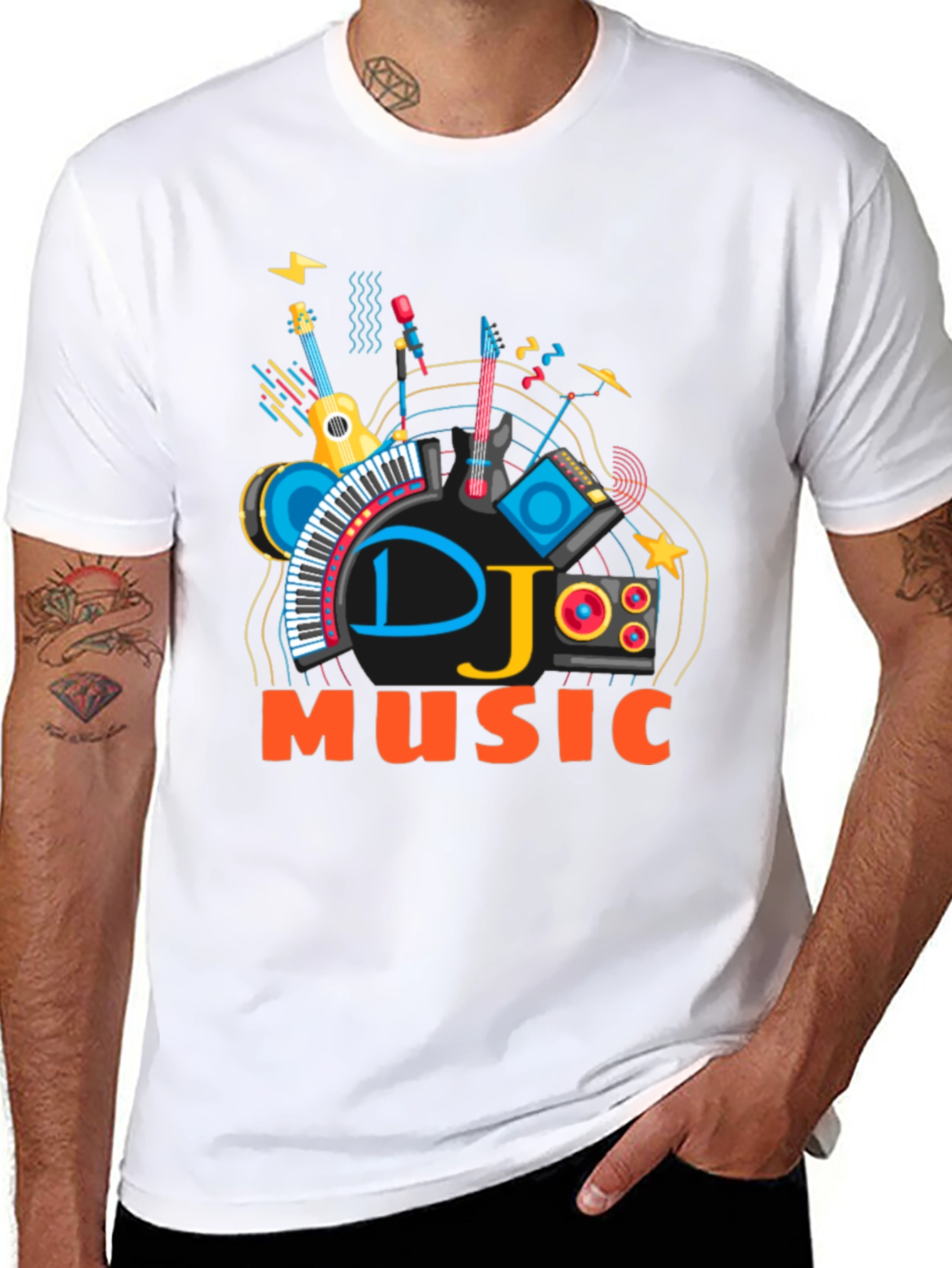 DJ Music Graphic T-Shirt