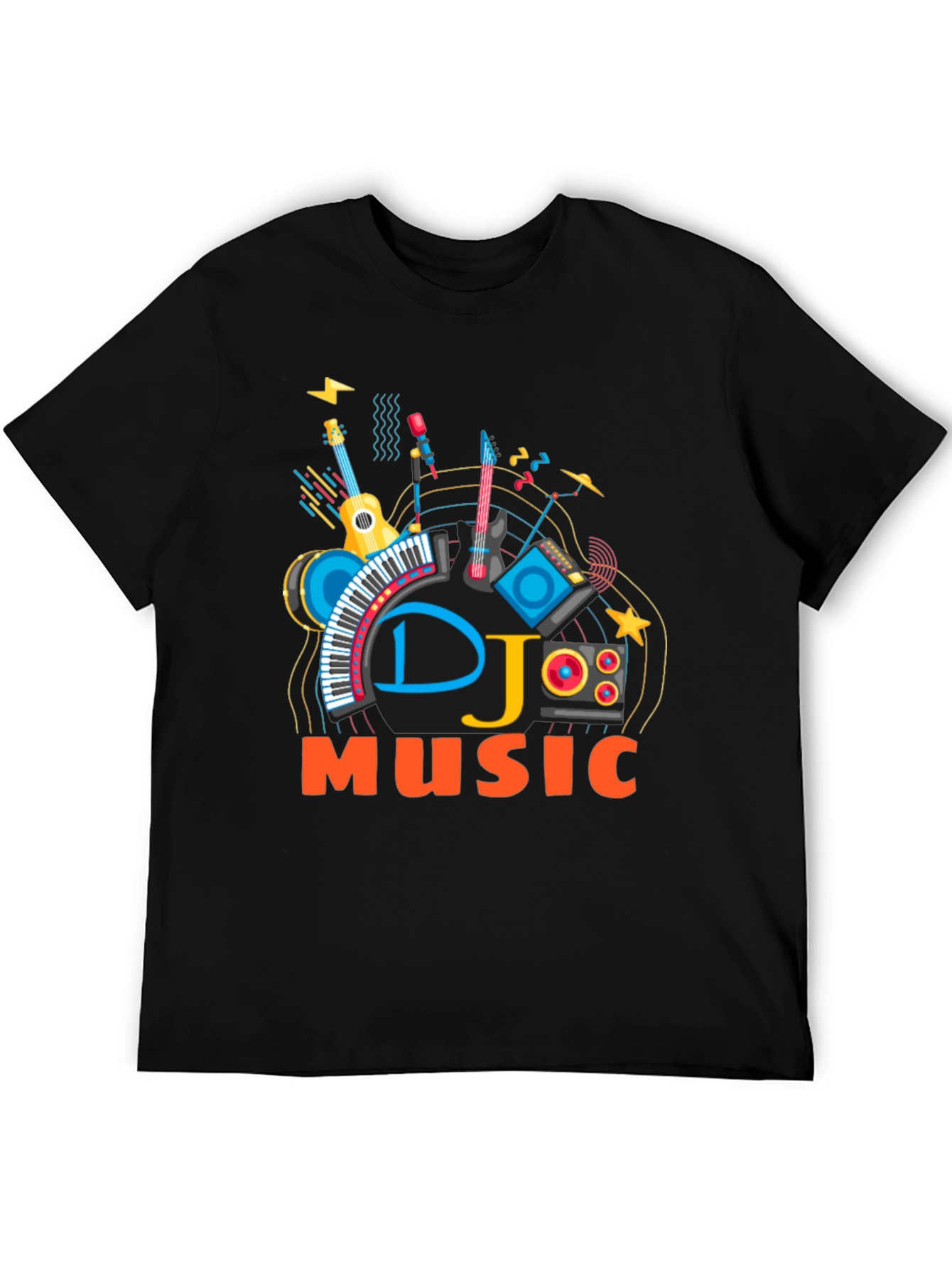 DJ Music Graphic T-Shirt