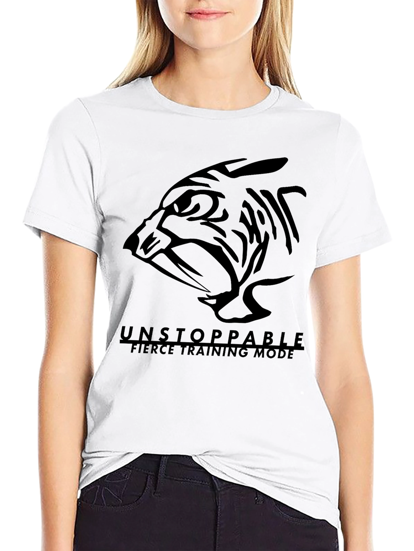 Unstoppable Fierce Training Mode Black T-Shirt