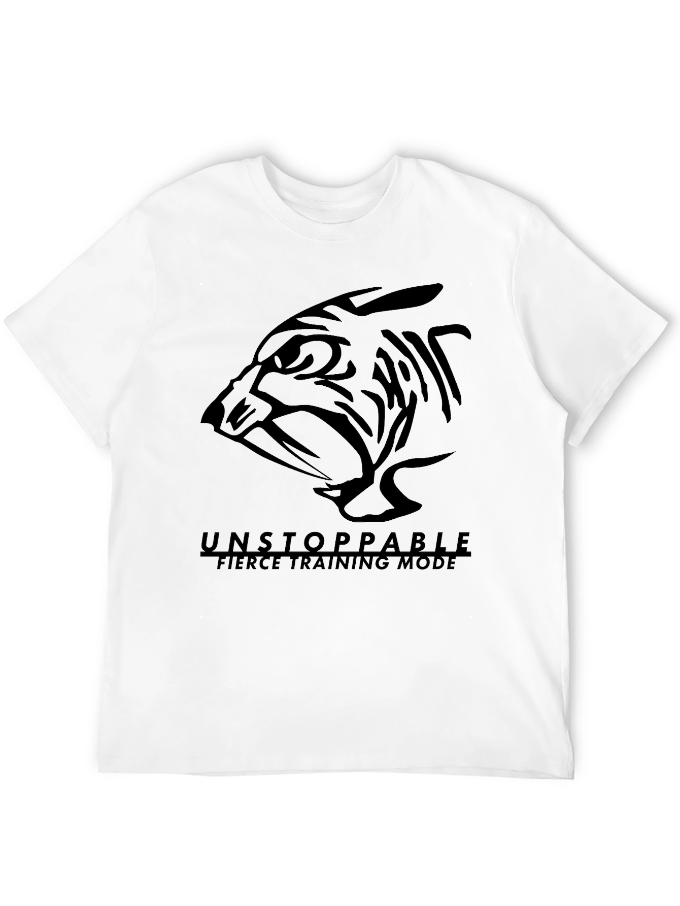 Unstoppable Fierce Training Mode Black T-Shirt
