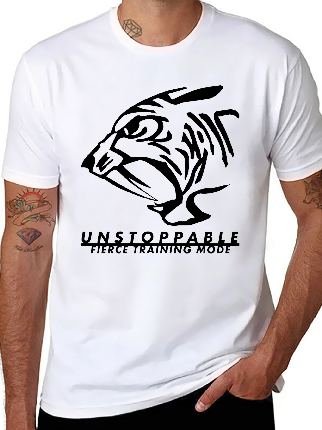 Unstoppable Fierce Training Mode Black T-Shirt