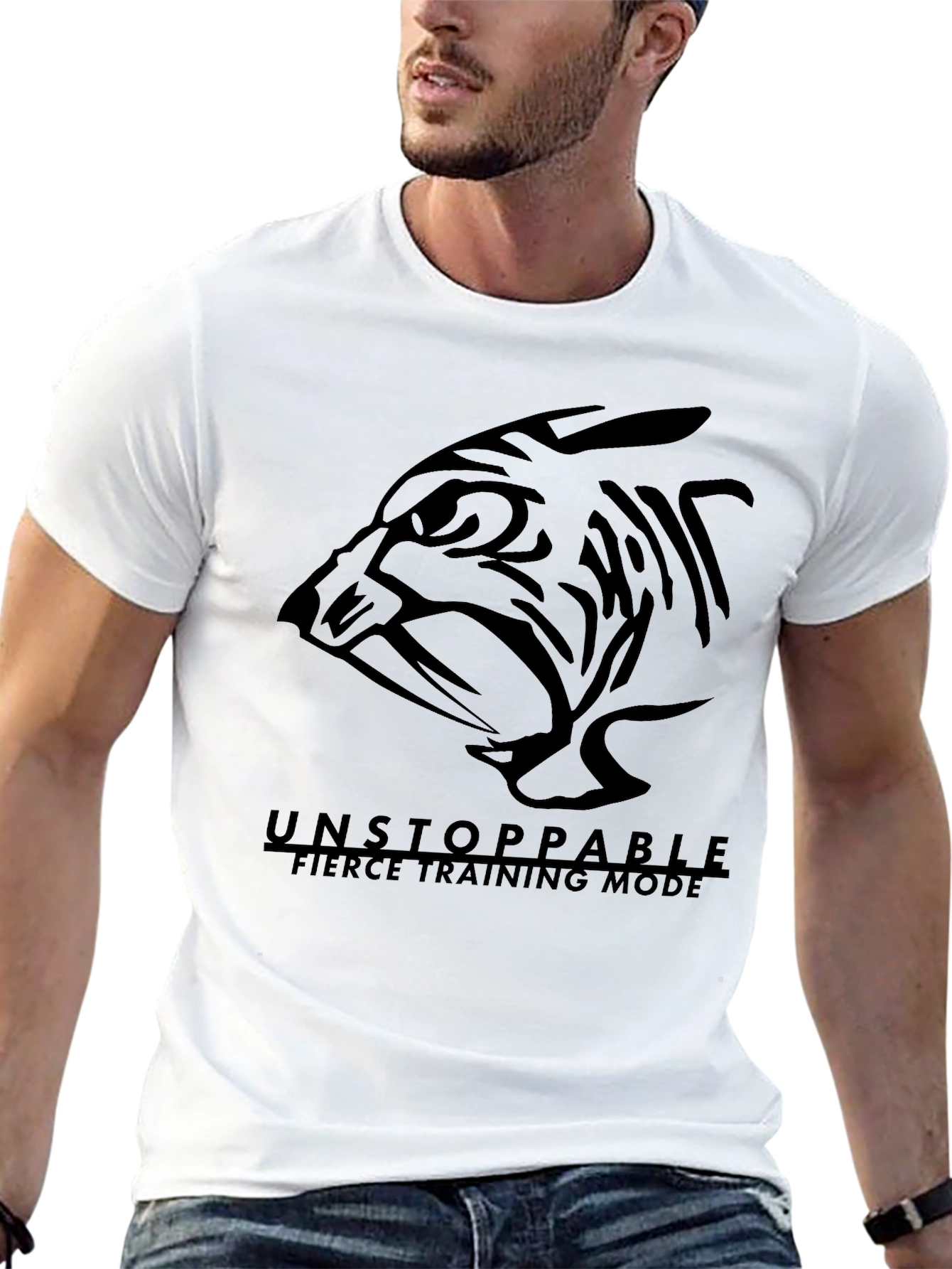 Unstoppable Fierce Training Mode Black T-Shirt