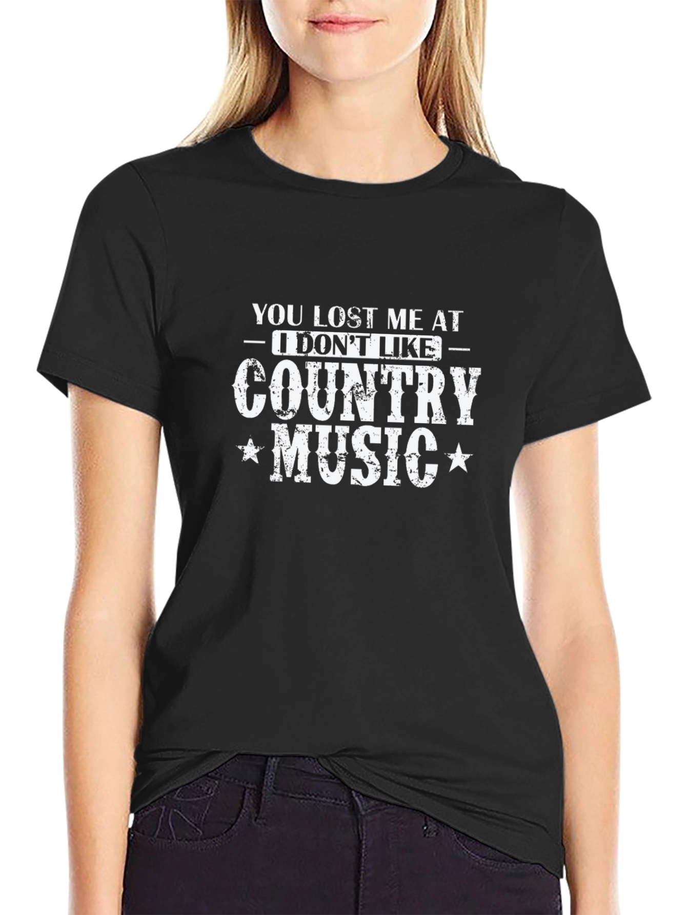 You Lost Me at Country Music Graphic Tee