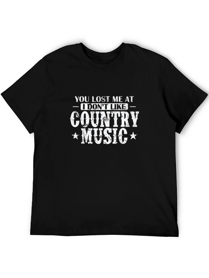 You Lost Me at Country Music Graphic Tee