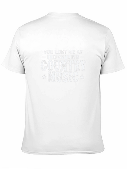 You Lost Me at Country Music Graphic Tee