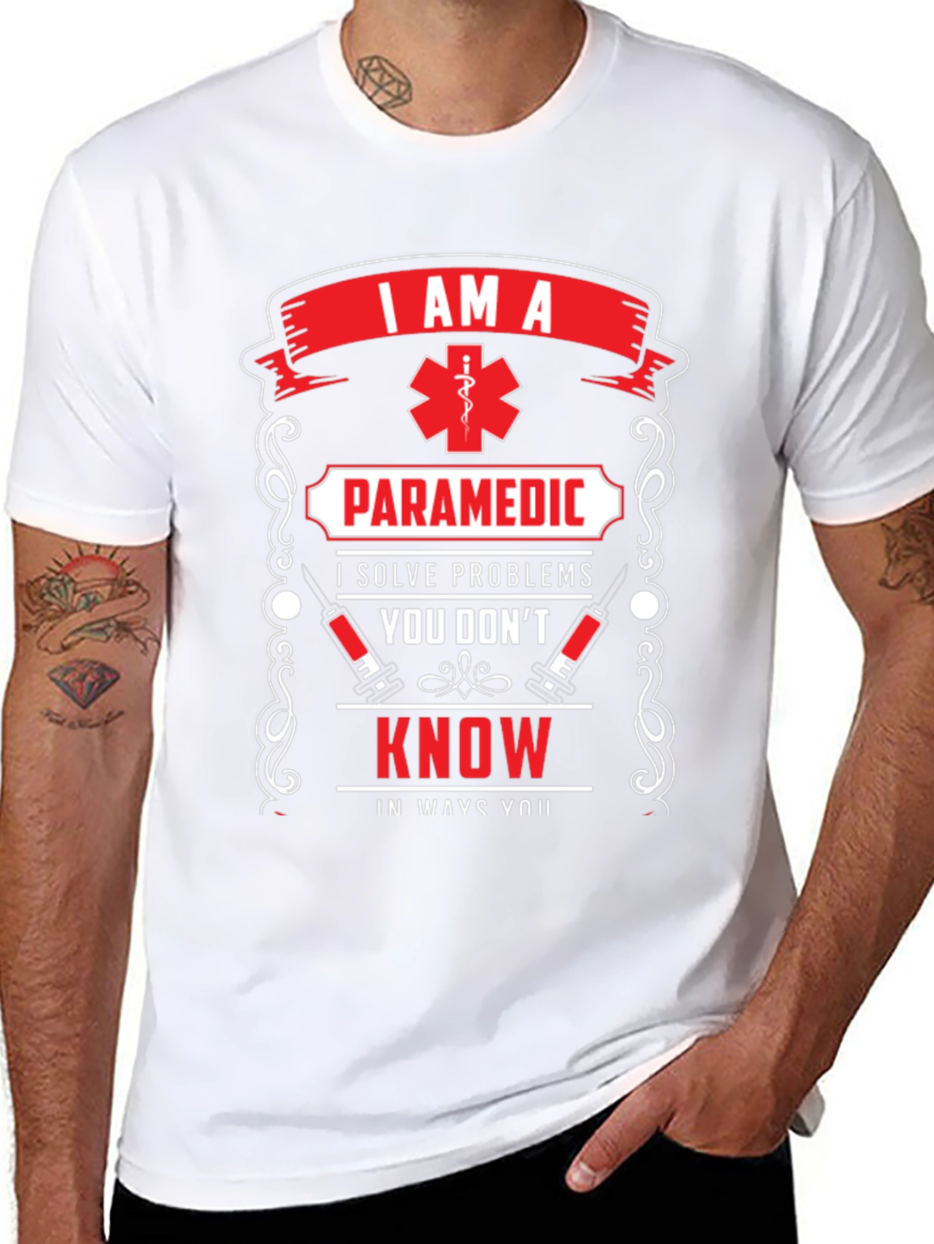 Paramedic T-Shirt: I Solve Problems You Dont Know