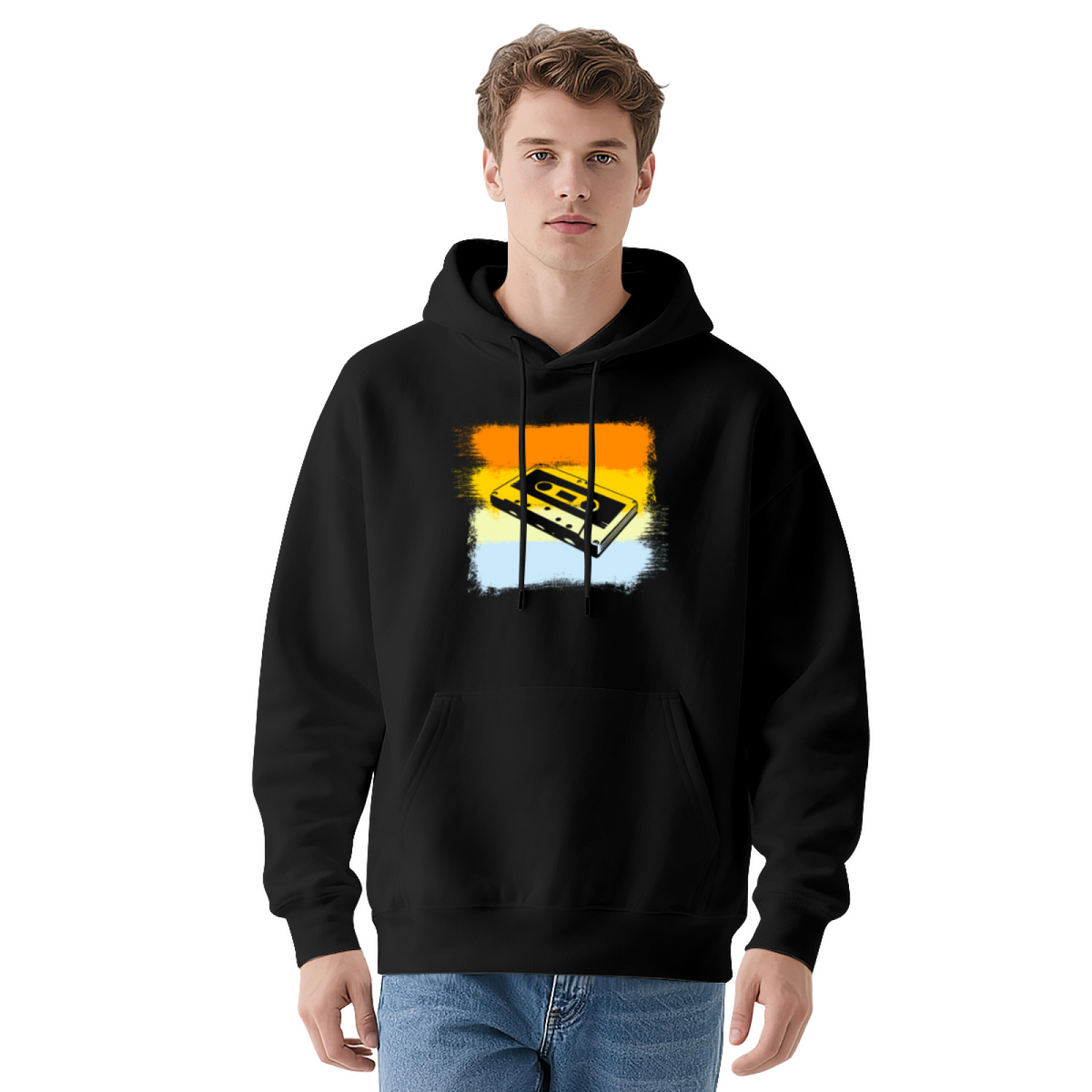 Cool Graphic Hoodie - Green Hoodie Showing