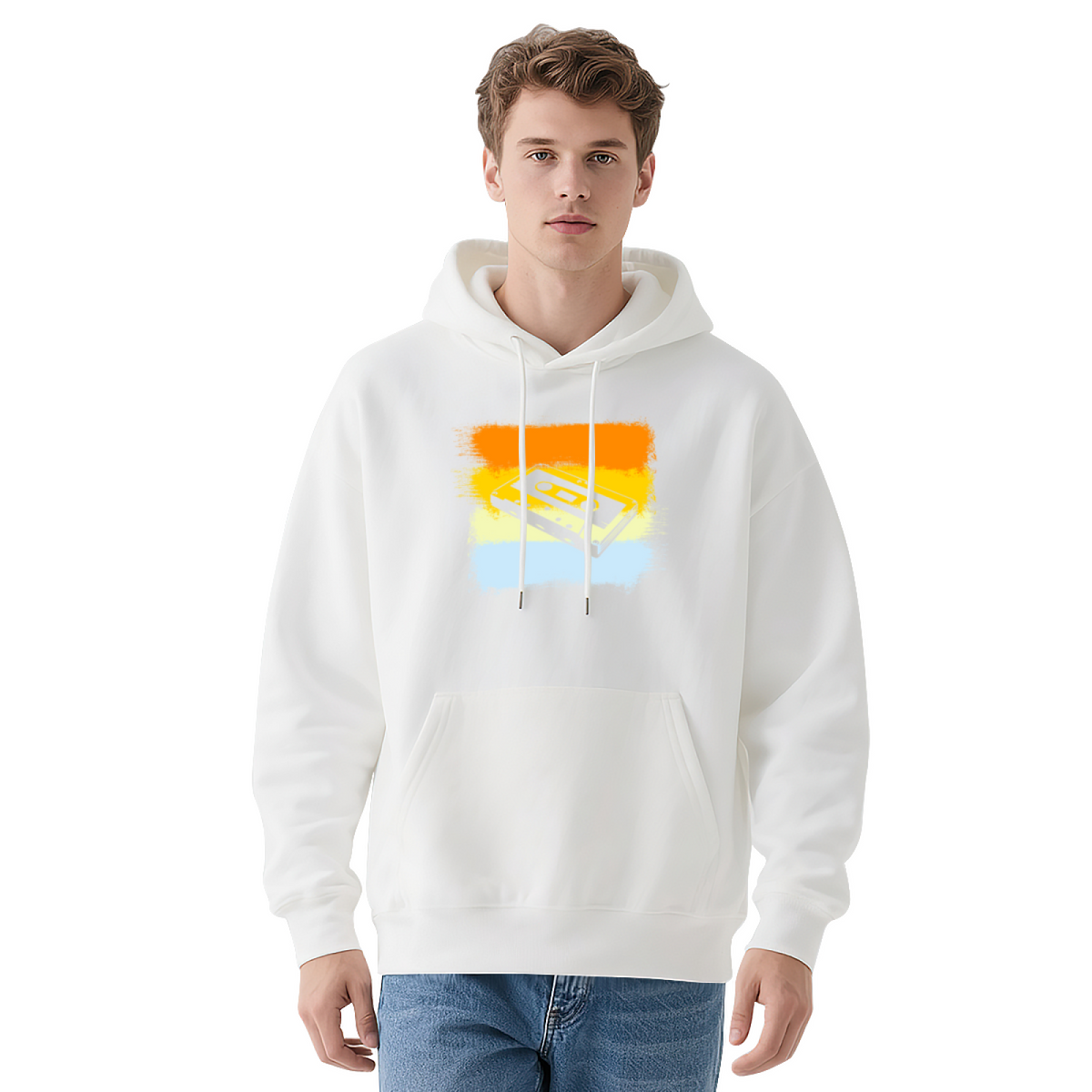 Cool Graphic Hoodie - Green Hoodie Showing